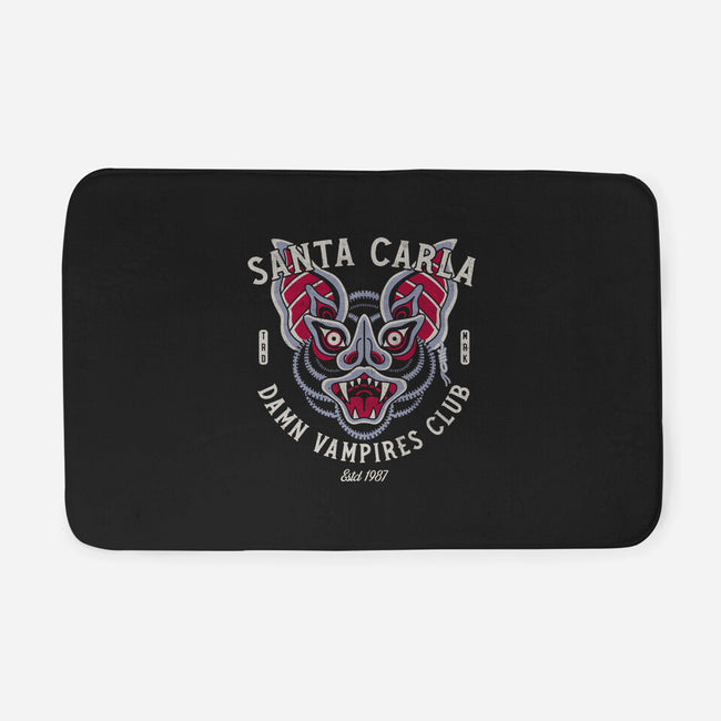 Damn Vampires Club-None-Memory Foam-Bath Mat-Nemons