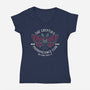 The Cryptid's Pseudoscience Club-Womens-V-Neck-Tee-Nemons