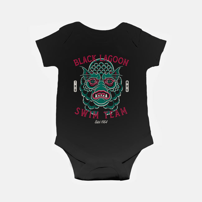 Black Lagoon Swim Club-Baby-Basic-Onesie-Nemons