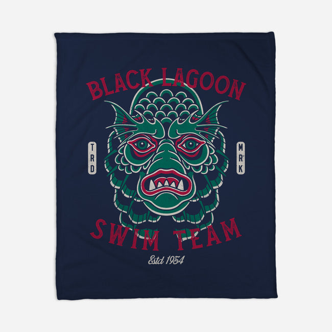 Black Lagoon Swim Club-None-Fleece-Blanket-Nemons