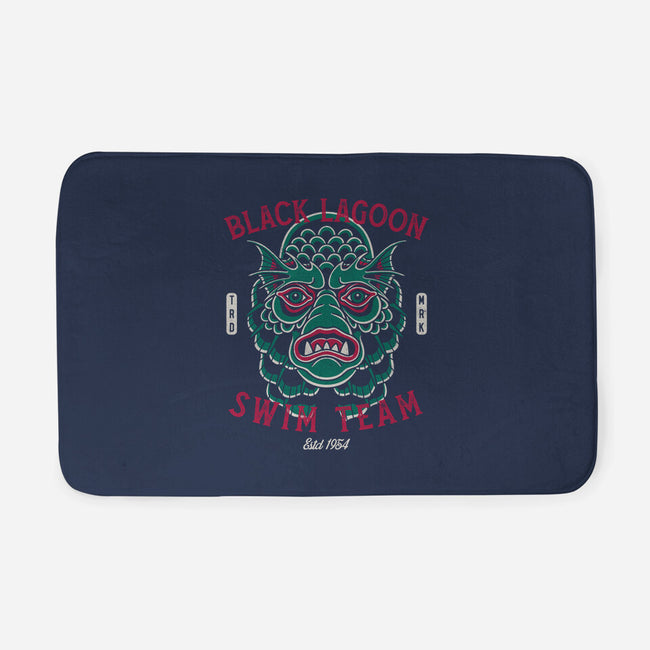 Black Lagoon Swim Club-None-Memory Foam-Bath Mat-Nemons