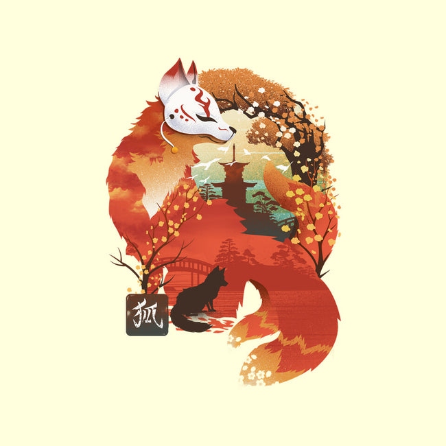 Fox Landscape-None-Glossy-Sticker-dandingeroz