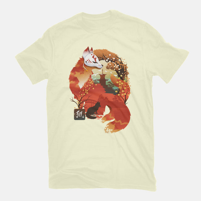 Fox Landscape-Mens-Basic-Tee-dandingeroz