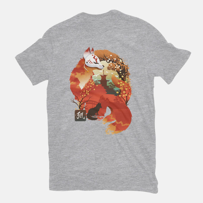 Fox Landscape-Mens-Basic-Tee-dandingeroz