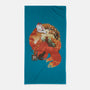 Fox Landscape-None-Beach-Towel-dandingeroz