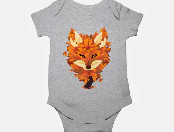 Autumn Leaves Fox