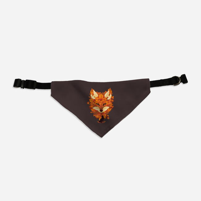 Autumn Leaves Fox-Cat-Adjustable-Pet Collar-dandingeroz