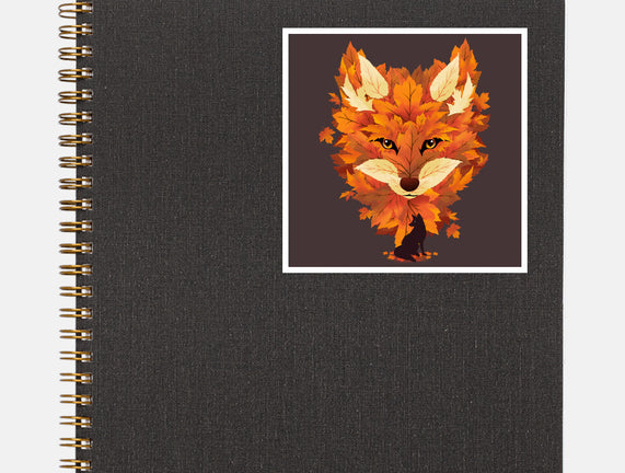 Autumn Leaves Fox