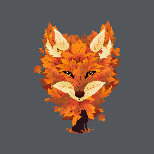 Autumn Leaves Fox-None-Glossy-Sticker-dandingeroz