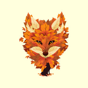 Autumn Leaves Fox