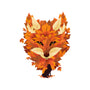 Autumn Leaves Fox-None-Fleece-Blanket-dandingeroz