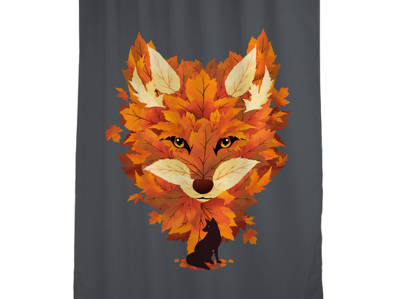 Autumn Leaves Fox