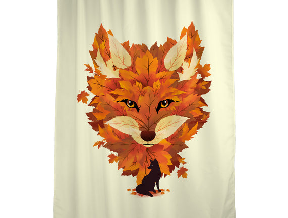 Autumn Leaves Fox