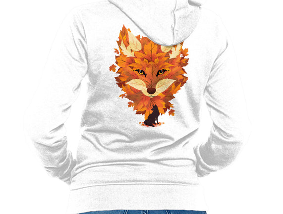 Autumn Leaves Fox