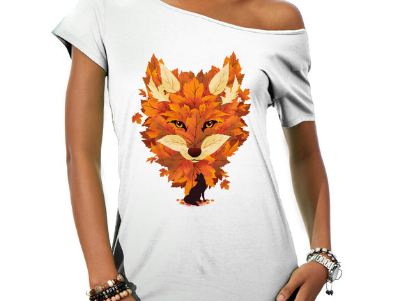 Autumn Leaves Fox