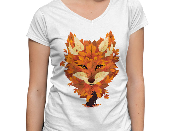 Autumn Leaves Fox