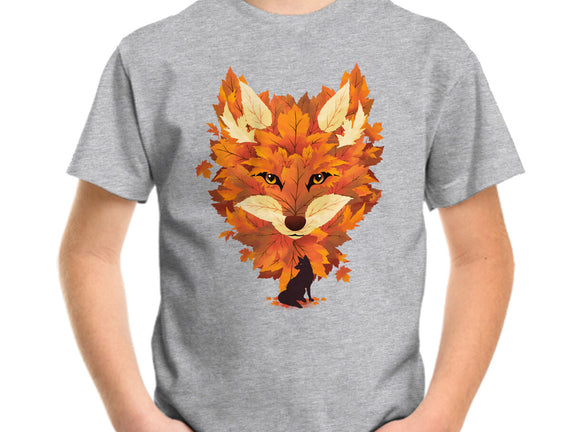 Autumn Leaves Fox