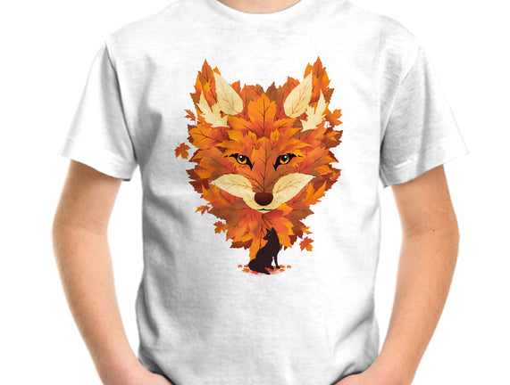 Autumn Leaves Fox