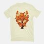 Autumn Leaves Fox-Mens-Basic-Tee-dandingeroz