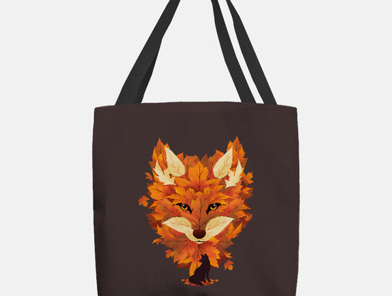 Autumn Leaves Fox