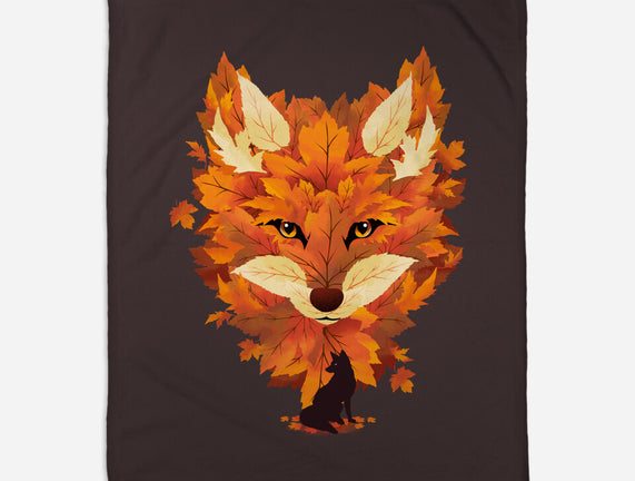 Autumn Leaves Fox