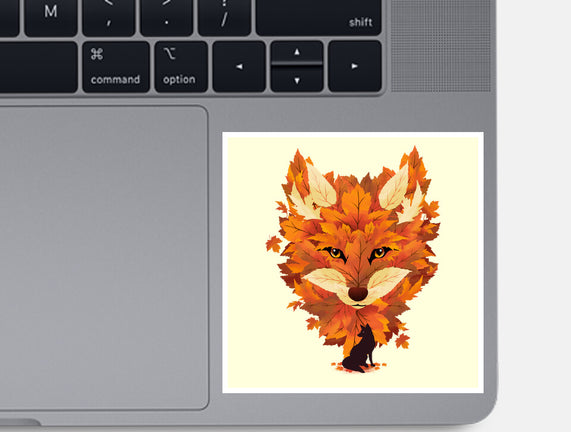 Autumn Leaves Fox