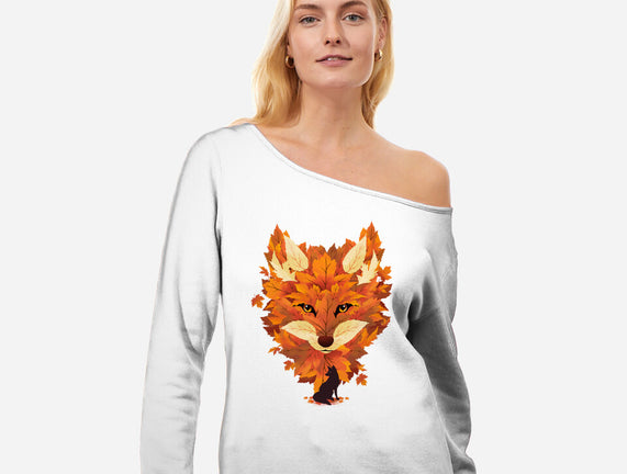 Autumn Leaves Fox