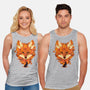 Autumn Leaves Fox-Unisex-Basic-Tank-dandingeroz