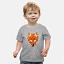 Autumn Leaves Fox-Baby-Basic-Tee-dandingeroz