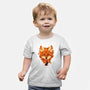 Autumn Leaves Fox-Baby-Basic-Tee-dandingeroz