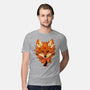 Autumn Leaves Fox-Mens-Premium-Tee-dandingeroz