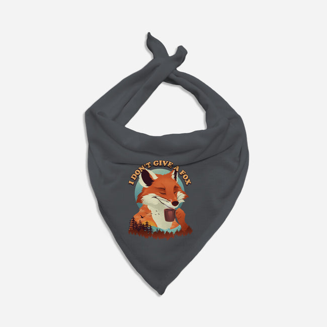 Don't Give A Fox-Cat-Bandana-Pet Collar-dandingeroz