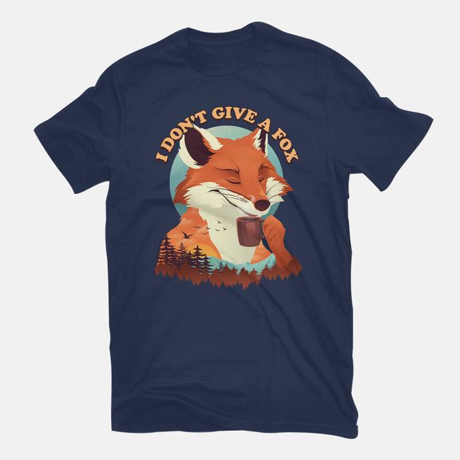 Don't Give A Fox-Womens-Fitted-Tee-dandingeroz