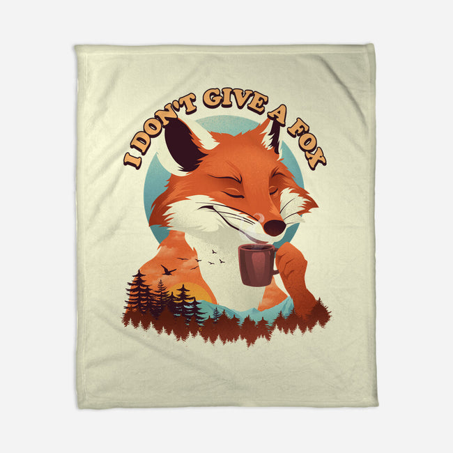 Don't Give A Fox-None-Fleece-Blanket-dandingeroz