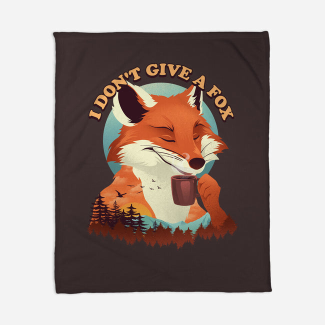 Don't Give A Fox-None-Fleece-Blanket-dandingeroz