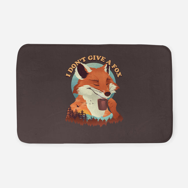 Don't Give A Fox-None-Memory Foam-Bath Mat-dandingeroz