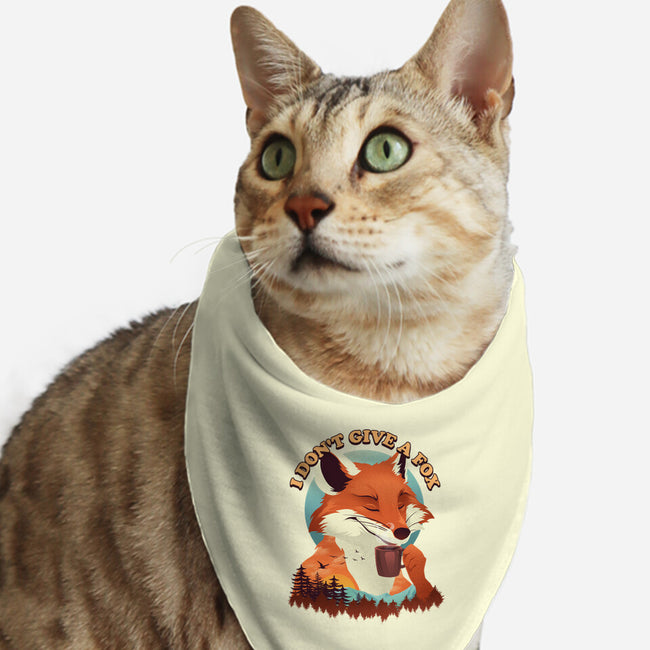 Don't Give A Fox-Cat-Bandana-Pet Collar-dandingeroz