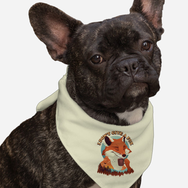 Don't Give A Fox-Dog-Bandana-Pet Collar-dandingeroz