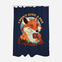 Don't Give A Fox-None-Polyester-Shower Curtain-dandingeroz