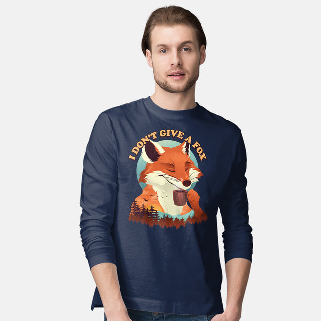 Don't Give A Fox-Mens-Long Sleeved-Tee-dandingeroz