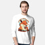 Don't Give A Fox-Mens-Long Sleeved-Tee-dandingeroz