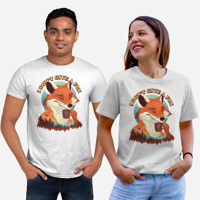 Don't Give A Fox-Unisex-Basic-Tee-dandingeroz