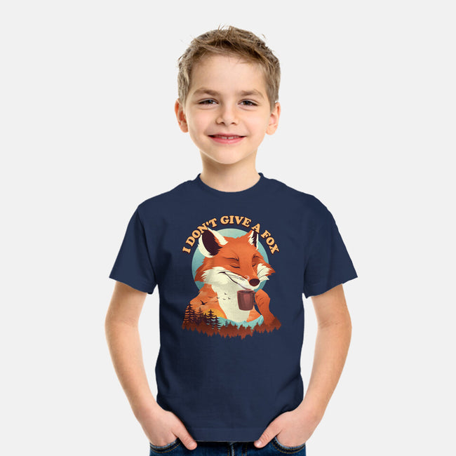 Don't Give A Fox-Youth-Basic-Tee-dandingeroz