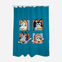 Family Portrait-None-Polyester-Shower Curtain-nickzzarto