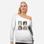 Family Portrait-Womens-Off Shoulder-Sweatshirt-nickzzarto