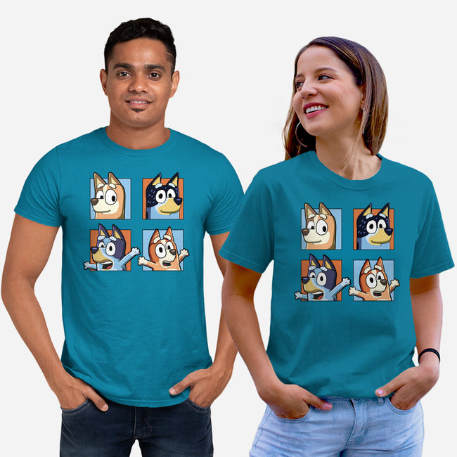 Family Portrait-Unisex-Basic-Tee-nickzzarto