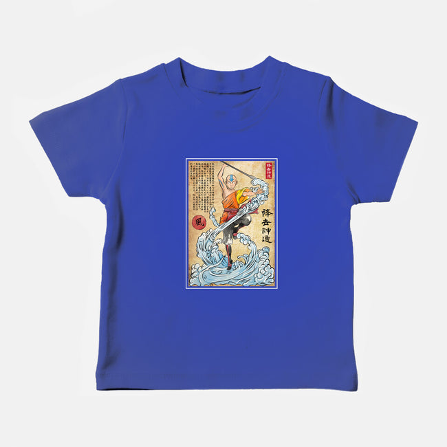 Air Nomad Master Woodblock-Baby-Basic-Tee-DrMonekers