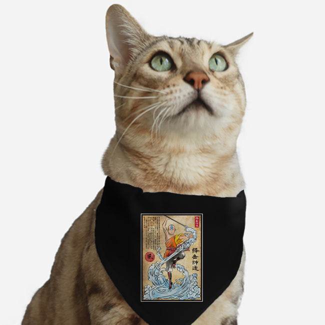 Air Nomad Master Woodblock-Cat-Adjustable-Pet Collar-DrMonekers