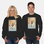 Air Nomad Master Woodblock-Unisex-Crew Neck-Sweatshirt-DrMonekers