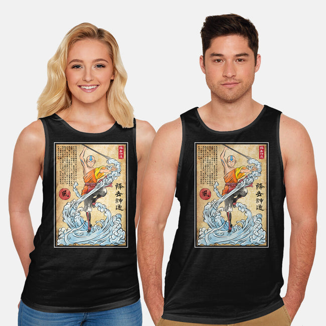 Air Nomad Master Woodblock-Unisex-Basic-Tank-DrMonekers